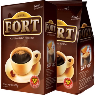 Café Fort - 3 Corações 500gr - Kit 3 Unidades