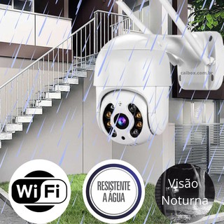 Câmera Externa Hd Ip Wifi 360º Resistente Água Smart Icsee Celular Aplicativo (4)