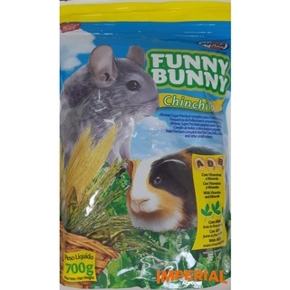 Ração Supra Funny Bunny para Chinchilas, Porquinhos da índia e outros pequenos roedores 700g (4)