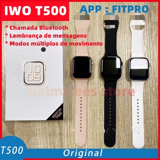 Smartwatch T500 1.44 Polegada Tela Cheia Bluetooth Chamada Monitor De Freqüência Cardíaca PK T500 + PLUS iwo 13 W27 pro