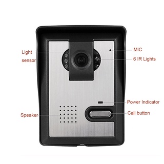 Video Porteiro Monitor Câmera Eletrônico Interfone 508 (3)