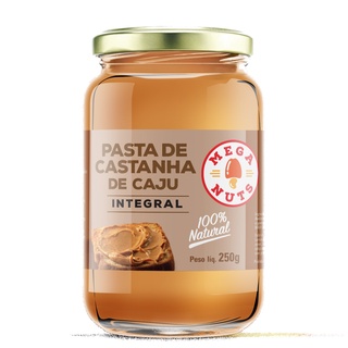 Pasta de Castanha de Caju 200g Creme da Amêndoa do Caju Mega Nuts!