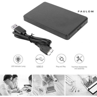 Paulom USB 3.0/2.0 5Gbps 2.5inch SATA External Closure HDD Hard Disk Case Box for PC (6)