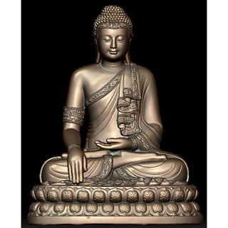 Buda Tibetano Hindu Tailandês Estátua Decorativo Meditando Base 3D 10 cm (4)