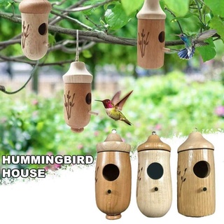 Alimentador De Pássaros De Madeira/Hummingbird Para Decoração De Pátio/Jardim/Ambiente Externo