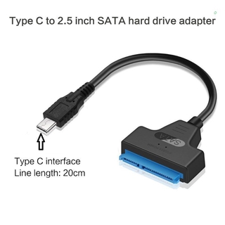 o USB 3.0/2.0/Type C to 2.5 Inch SATA Hard Drive Adapter Converter Cable for 2.5'' HDD/SSD