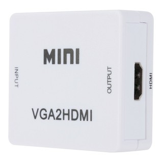 Mini Adaptador Conversor VGA - 2 HDMI Entrada VGA e Saída HDMI (1)