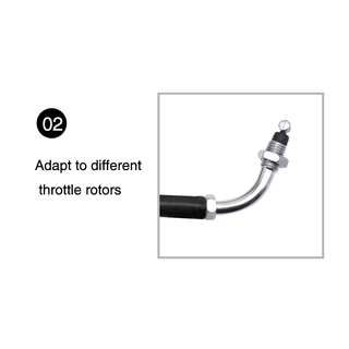Motorcycle 7/8" Throttle Twist Grips 22mm CNC Aluminum Grip with Cable Moped Scooter Dirt Bike Refit Part For ACERBIS (5)