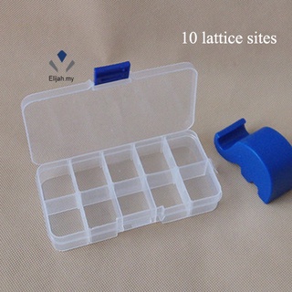 Caixa Organizadora De Plástico Para Bijuterias/Contas/Compartimentos (5)