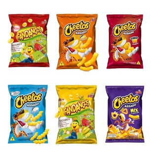 30 pacotes de Salgadinho Sortidos Elma Chips Cheetos/Fandagos (6)