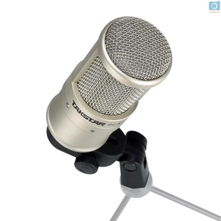 Takstar Microfone Condensador Cardióide-Direcional De Metal Pc-K200 Com Estrutura De Metal / Frequência Larga Para Karaokê / Transmissão Ao Vivo / Instrumento De Gravação (6)