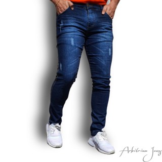 KIT 10 calças masculina jeans destroyed rasgada slim skinny atacado sacoleira oferta (3)