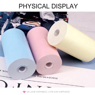 【★★】 Multicolor Photo Paper Mini Printable Sticker Roll Thermal Printers Clear Printing Smudge-Proof Portable 【NOTE】 (9)
