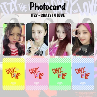 PHOTOCARD ITZY CRAZY IN LOVE LOCO CARD KPOP MIDZY FANMADE