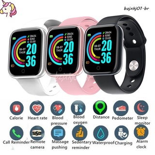 Smartwatch promotion y68/d20/gm20/ relógio smart watch com bluetooth usb com monitor cardíaco(l18) iphone iwatch apple