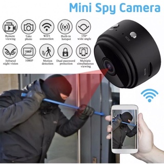 Mini espiã micro câmera A9 1080p mini WIFI escondida ímã sem fio Wi-Fi IP monitor de rede de segurança HD 1080P segurança doméstica HICCUP