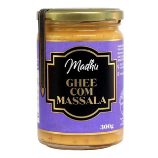 Manteiga Ghee C/ Massala 300g Zero Lactose - Madhu