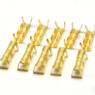 50pçs/100pçs/200pçs Conectores Em Formato De U 453 Para Guia De Terminal Frio Insere De Bronze Pequenos Dentes Fascia 0.3-1.5mm2