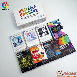 【MC】 Unicorns Unicorns Board Game Card Expansion Pack Board Jogo NSFW Expansion Pack