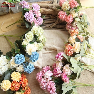 10 Cabeças De Seda Hortênsia Flor Artificial Casa Decoração De Casamento Diy Party Decor Bouquet Flores Falsas