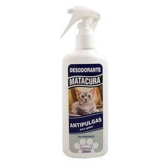 Desodorante Antipulgas Spray Matacura para Gatos 200 mL