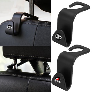 2pcs Newly Multi-Function Car Rear Seat Headrest Hook Seat Back Hidden Hook for Toyota Camry Chr Corolla Rav4 Yaris Auto Accessories