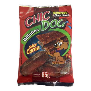 Bifinho Chic Dog Carne 65g