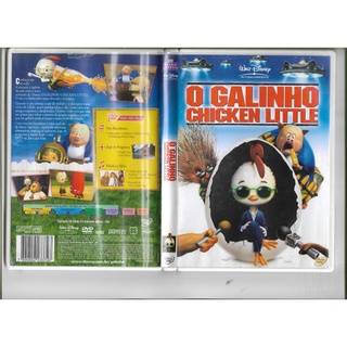 DVD O Galinho Chicken Little - Desenho Infantil - Walt Disney - Usado e Original