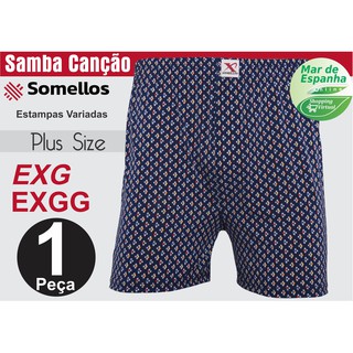 Cueca Samba Canção Adulto Somellos Plus Size EXG e EXGG (2)