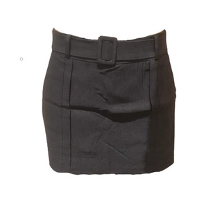Short Saia Feminino Cintura Alta Plus Size Com Cinto (9)