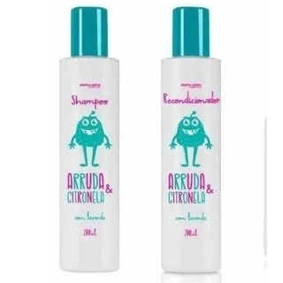 Kit Shampoo e Condicionador Contra Piolho - Arruda e Citronela