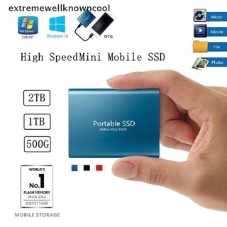 ECBR 4TB/2TB/1TBGB SSD De Disko Resistente Móvel Tipo C USB3.1 Portátil Solid State Drive HOT