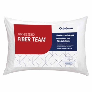 Travesseiro Fiber Team Antialérgico 65x45 Silicone Ortobom