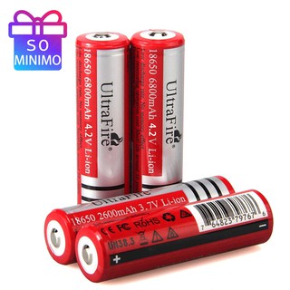 18650 bateria 3.7v 6800mah recarregável liion bateria para lanterna led tocha batery litio bateria