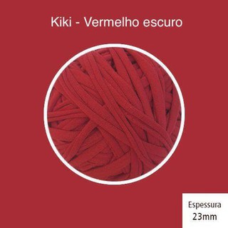 Fio de Malha Premium Kiki Cor Vermelho Escuro