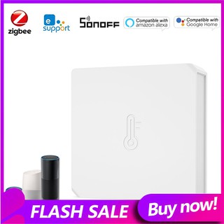 [Big Sale] SONOFF SNZB-02 ZigBee Temperature And Humidity Sensor Real Time Low-battery Notification Works with SONOFF Zi (1)