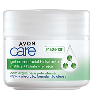 Lançamento Avon Care Gel Creme facial hidratante Matificante e refrescante 100g pele Matte por 12hrs
