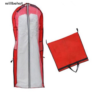 [WBHOT] Wedding Dress Dust Cover Gown Dustproof Cover Foldable Clothes Storage Bags [Hotsale] (1)