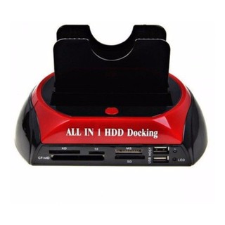 Com Multi Slot para Leitor de Cartão Tudo Em Uma Base HDD Docking Para Disco Rígido IDE \ SATA (6)