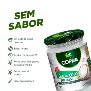 Óleo de coco Sem Sabor 200ml - Copra (2)