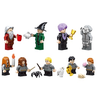 924Pcs Compatível Lego Harry Potter Hogwarts Castelo Mágico Blocos De Construção Crianças Montado Brinquedos Educativos Presentes De Aniversário Coleção (8)