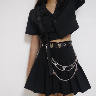 Fashion Korean Version of Butterfly Waist Chain Belt Chain Female Cool Ins Wind Pants Chain Accessories Trendy Hip-hop Waist Chain Punk