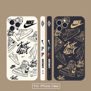 Capa Nike Silicone iPhone 11 7 8 Plus X Xr XS Max 12 PRO 13 PRO MAX