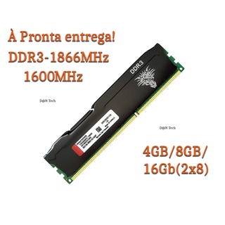 MEMÓRIA RAM GAMER 4gb 8gb 16gb DDR3 1333Mhz - 1600Mhz - 1866Mhz Yongxinsheng - Desktop Intel AMD Nova Pronta Entrega