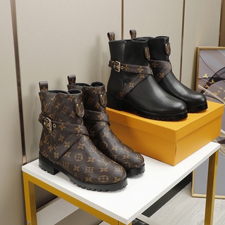 Botas sapatos femininos Louis Vuitton Botas curtas Chelsea tamanho 35-40