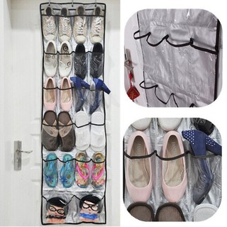 Sapateira de parede comeia organizadora scarpin sapatos tênis transparente 20 bolsos (8)