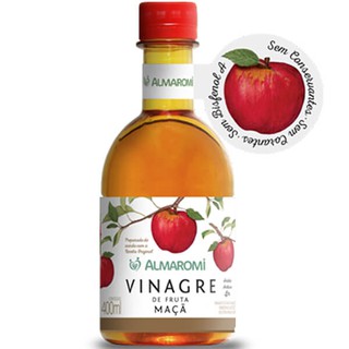 Vinagre de maçã almaromi 4% 400 ml