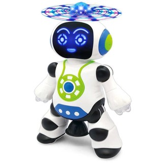Brinquedo Robô Q Dança Gira 360 Com Luz Musica Menino Menina