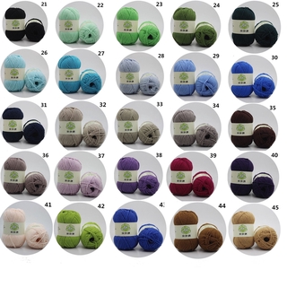 52 Cores Super Macias De Lã Crianças Bebê Tricô Crochê Leite Algodão (2)