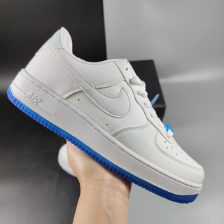 Originais Nike! Descoloração Térmica Da Força Aérea Venda Quente Sapatos De Caminhada Do Desenhador Do Vintage Dos Homens E Das Mulheres Little White Shoes Sneakers